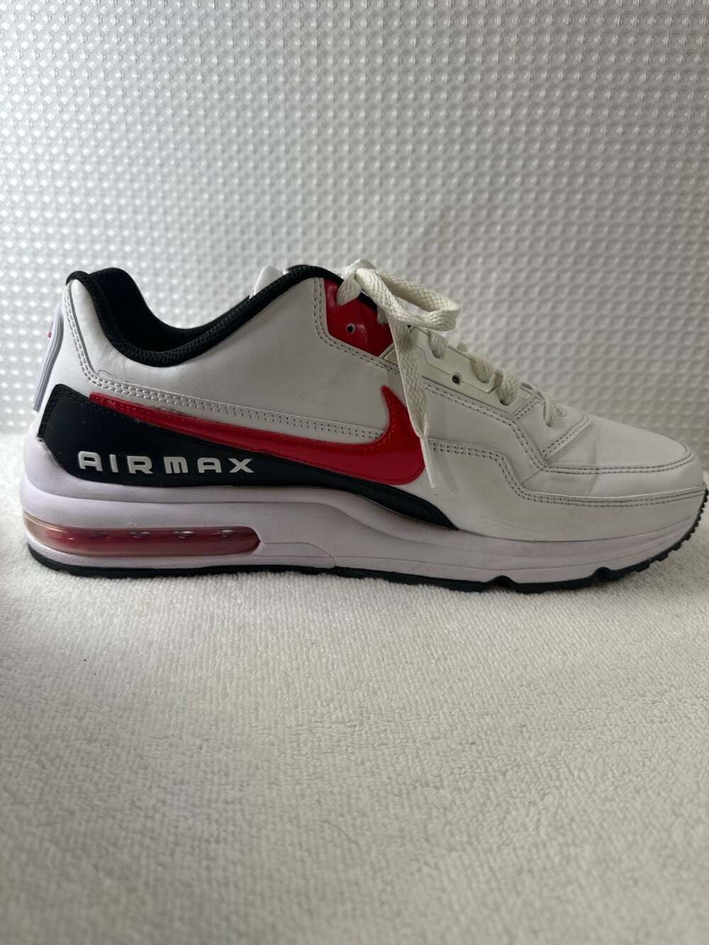 Nike Air Max LTD 3 White University Red Black Sneakers - Picture 9 of 12